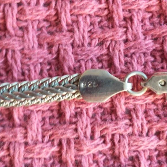 Sterling Silver Herringbone Link Bracelet - Picture 10 of 10